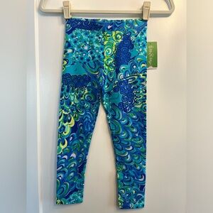 Lilly Pulitzer blue and green leggings